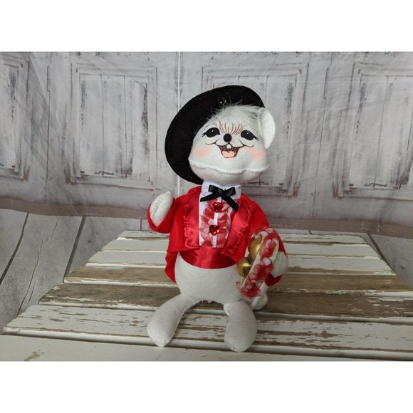 Annalee 2008 Valentine’s Day Sweetheart Boy Mouse - Picture 1 of 7